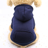도매 맞춤형 포켓 스웨터 모자 캐주얼 스포츠 까마귀 가을 겨울 작은 중형 고양이 개 옷