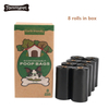 사용자 정의 옥수수 전분 기반 향기로운 개 똥 가방 환경 친화적 인 퇴비화 생분해 성 개 똥 가방