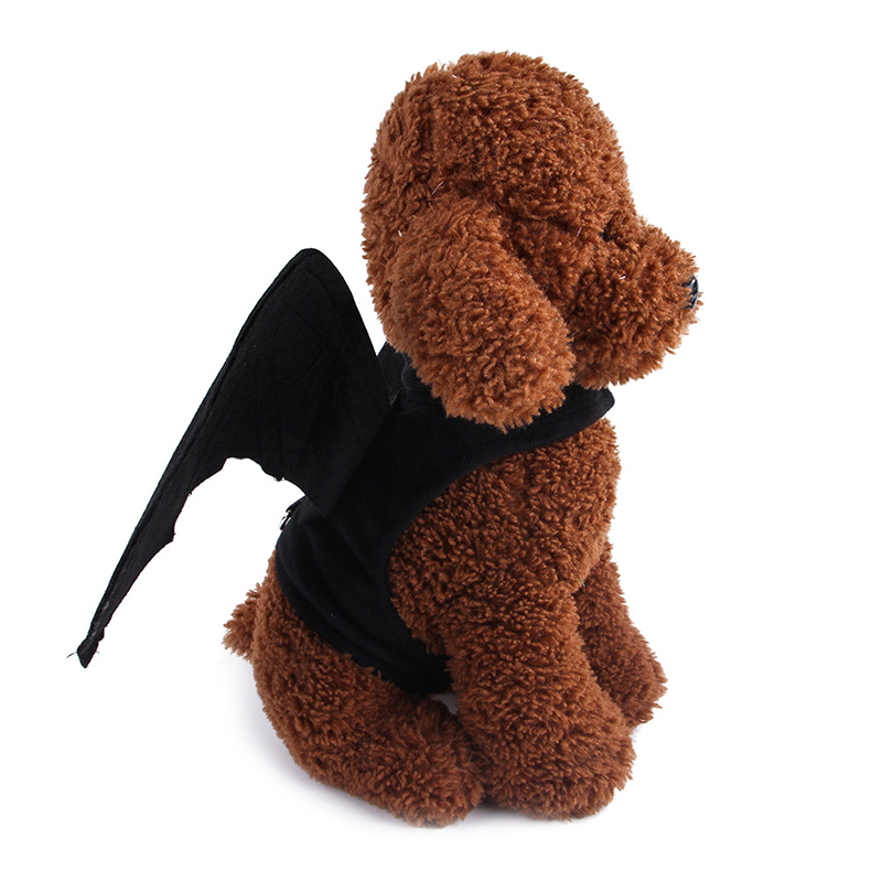 큰 개 로파 할로윈 의상 코스프레 옷 애완 동물 박쥐 날개 옷 고양이 변경 패션 옷 블랙 크리스마스