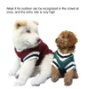 테디 고양이 양털 따뜻한 스포츠 겨울 럭셔리 클래식 캐시미어 니트 코튼 애완 동물 작은 개를위한 빈 개 스웨터 옷