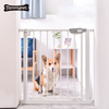 2021 OEM 맞춤형 엑스트라 와이드 2-in-1 계단 및 복도 플라스틱 애완 동물 게이트 개 울타리 집